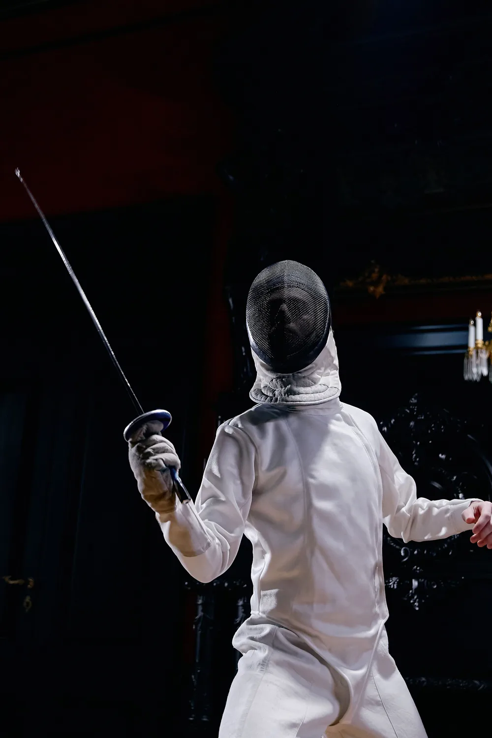 Asian Games action representing the #Fencing hashtag