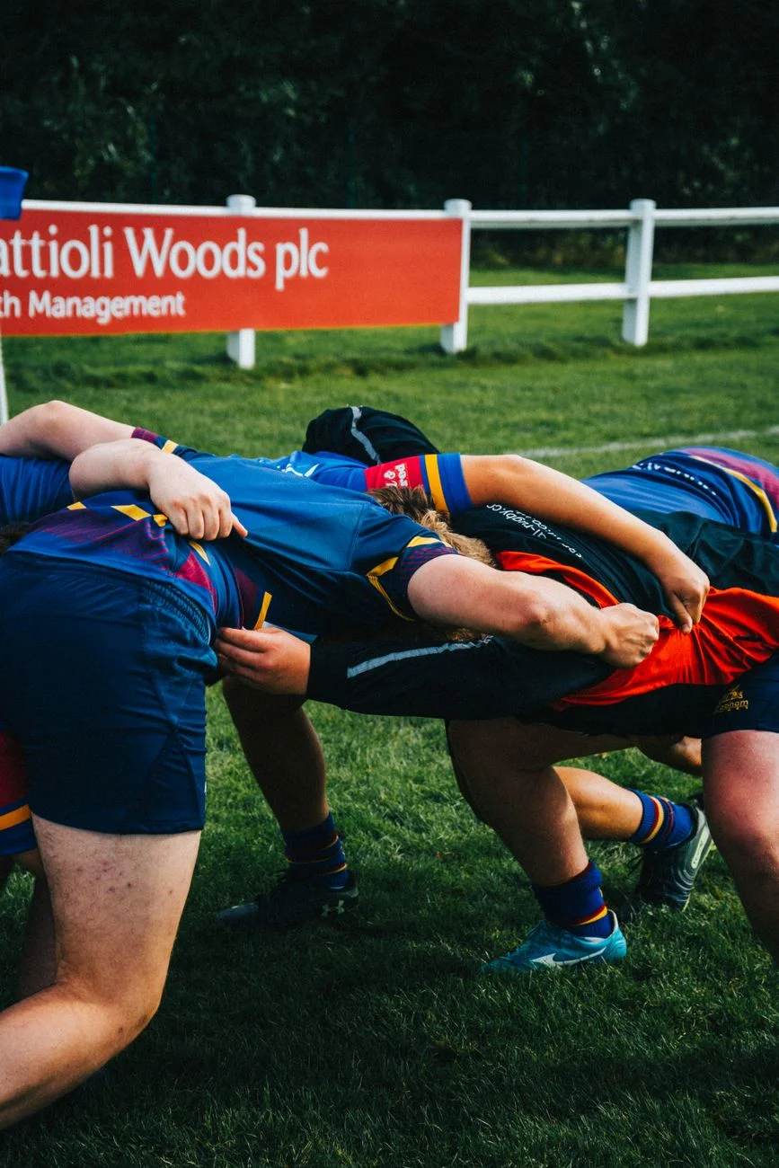 Rugby league action representing the #RugbyLeagueWorldCup hashtag